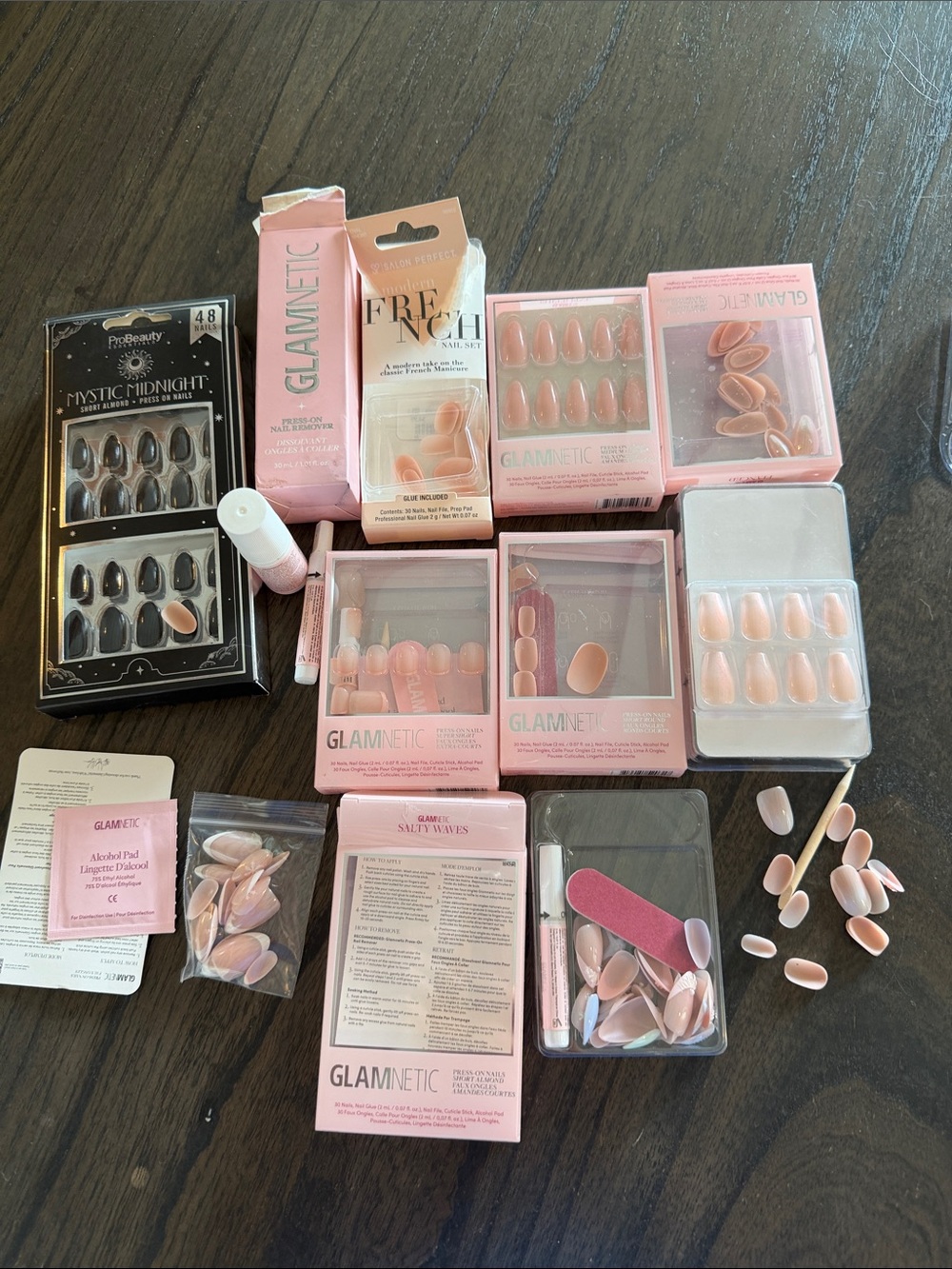 Glamnetic Nude Pink Press-On Nail Set – Natural Soft Pink